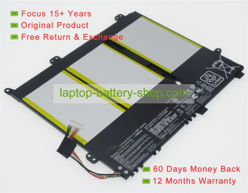 Asus C31N1431, 0B200-01600000 11.4V 4840mAh replacement batteries - Click Image to Close