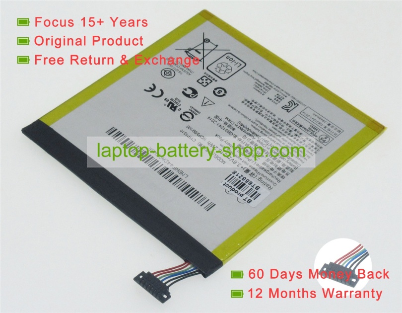 Asus 0B200-01790000, C11P1510 3.8V 4000mAh replacement batteries - Click Image to Close