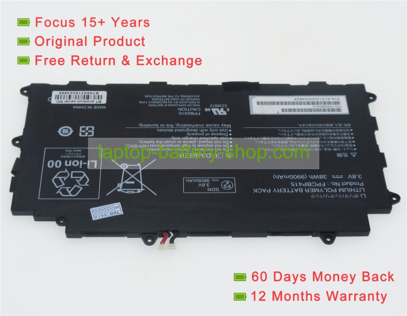 Fujitsu FPB0310, CP678530-01 3.9V 9900mAh replacement batteries - Click Image to Close