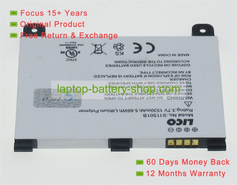 Amazon S11S01A, S11S01B 3.7V 1530mAh replacement batteries - Click Image to Close