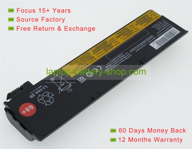 Lenovo 0C52862, 45N1128 10.8V 4400mAh replacement batteries - Click Image to Close
