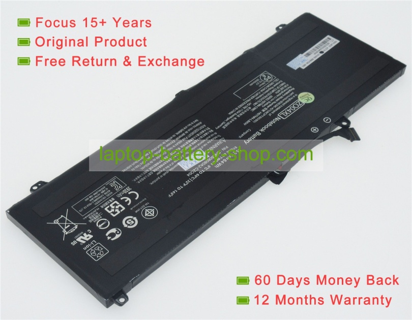 Hp ZO04, ZO04XL 15.2V 3930mAh replacement batteries - Click Image to Close