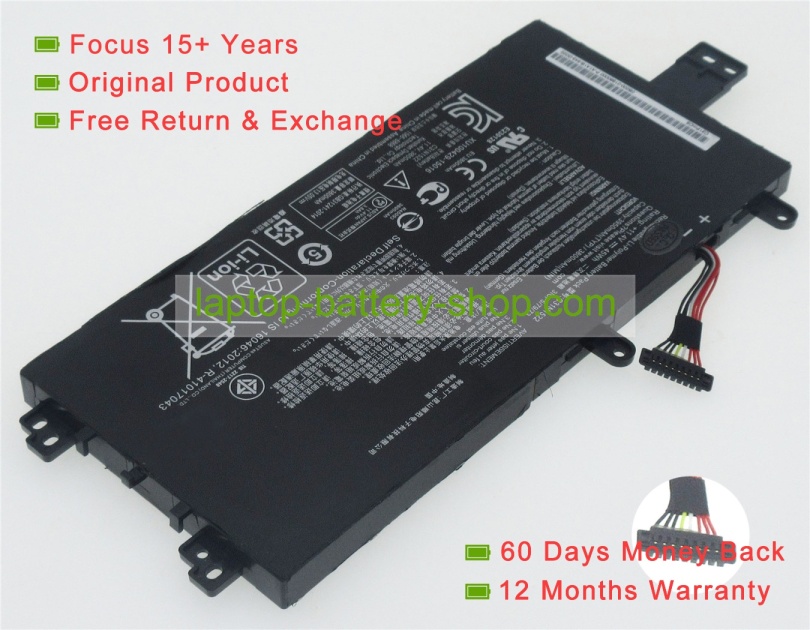 Asus C31N1522, 0B200-01880000 11.4V 3950mAh replacement batteries - Click Image to Close