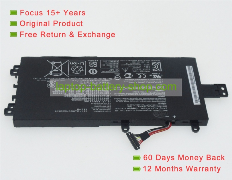 Asus C31N1522, 0B200-01880000 11.4V 3950mAh replacement batteries - Click Image to Close