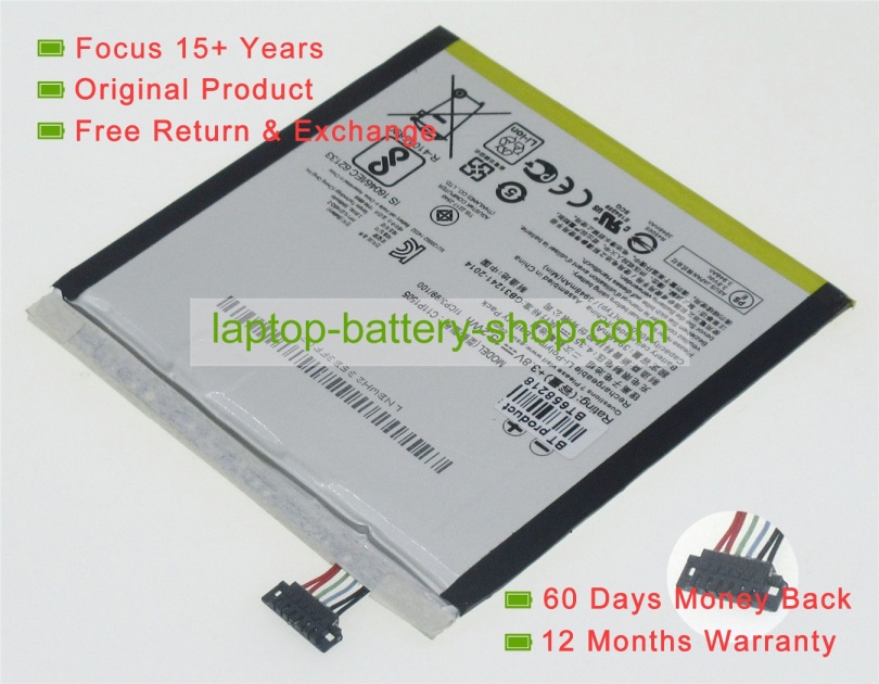 Asus C11P1505, 0B200-01660000 3.8V 4053mAh replacement batteries - Click Image to Close