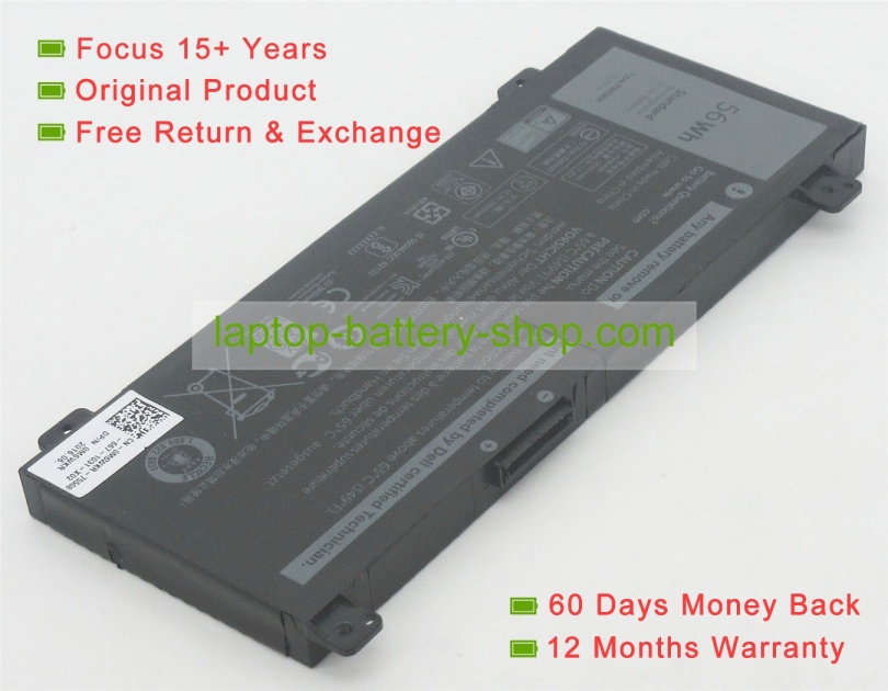 Dell M6WKR, PWKWM 15.2V 3500mAh replacement batteries - Click Image to Close