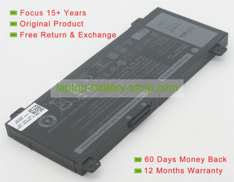 Dell M6WKR, PWKWM 15.2V 3500mAh replacement batteries - Click Image to Close