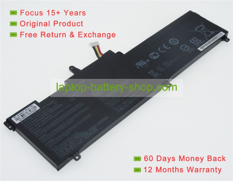 Asus C41N1541, 4ICP4/59/134 15.2V 5000mAh original batteries - Click Image to Close