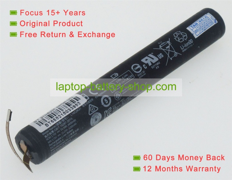 Lenovo L14D2K31, L14C2K31 3.75V 6400mAh replacement batteries - Click Image to Close