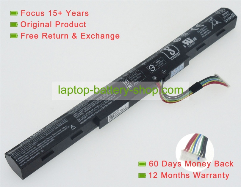 Acer AS16A5K, AS16A8K 14.8V 2800mAh replacement batteries - Click Image to Close