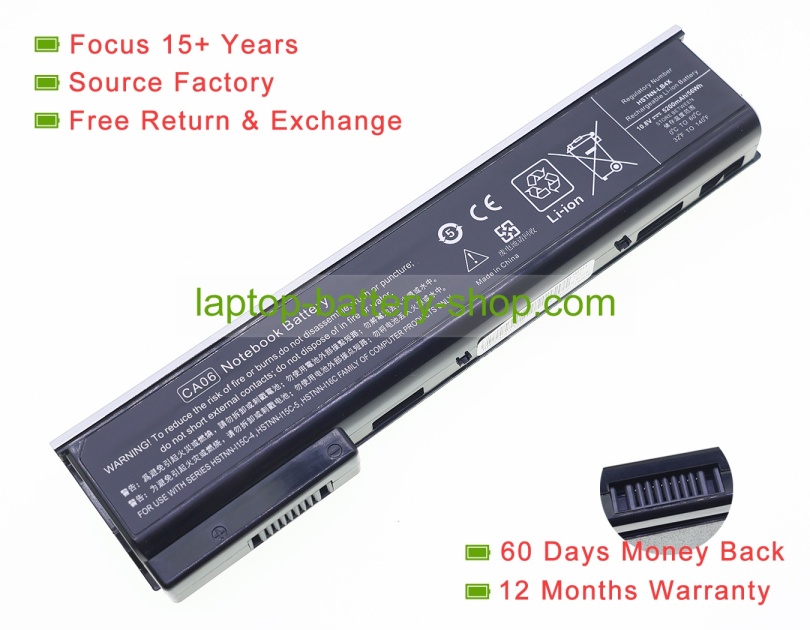 Hp CA06, CA06XL 10.5V 5200mAh replacement batteries - Click Image to Close