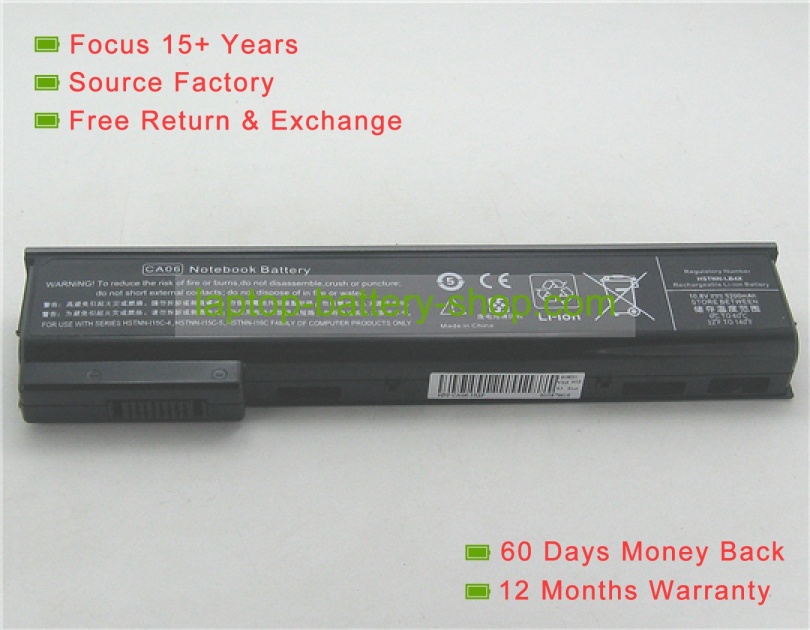 Hp CA06, CA06XL 10.5V 5200mAh replacement batteries - Click Image to Close