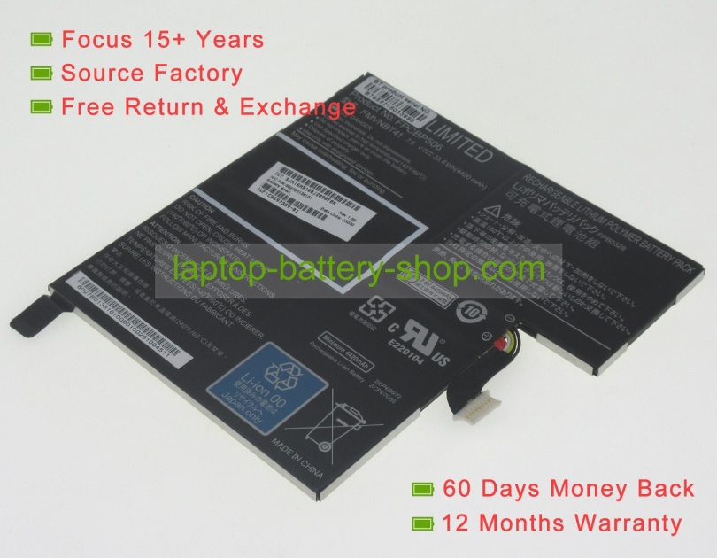 Fujitsu FMVNBT4, FMVNBT41 7.6V 4420mAh replacement batteries - Click Image to Close