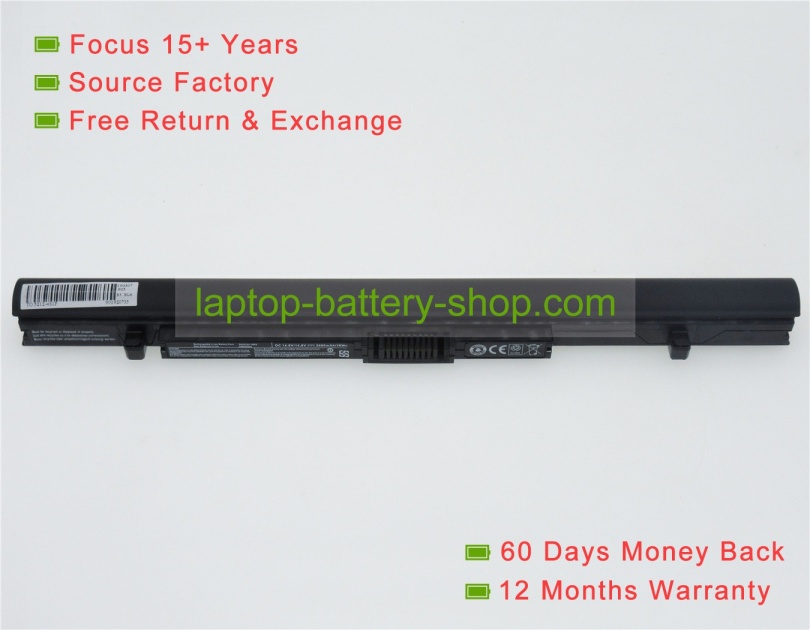 Toshiba PA5212U-1BRS, PABAS283 14.8V 2200mAh replacement batteries - Click Image to Close