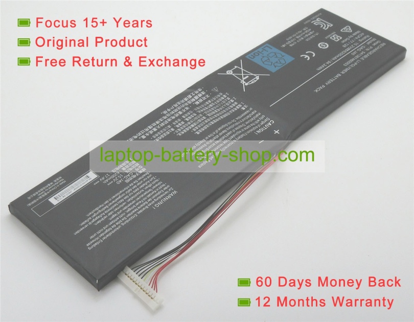 Aorus GAG-J40, 541387460003 15.2V 6200mAh replacement batteries - Click Image to Close