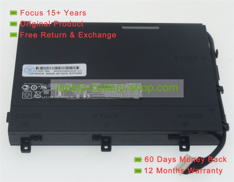 Hp PF06XL, HSTNN-DB7M 11.55V 8300mAh replacement batteries - Click Image to Close