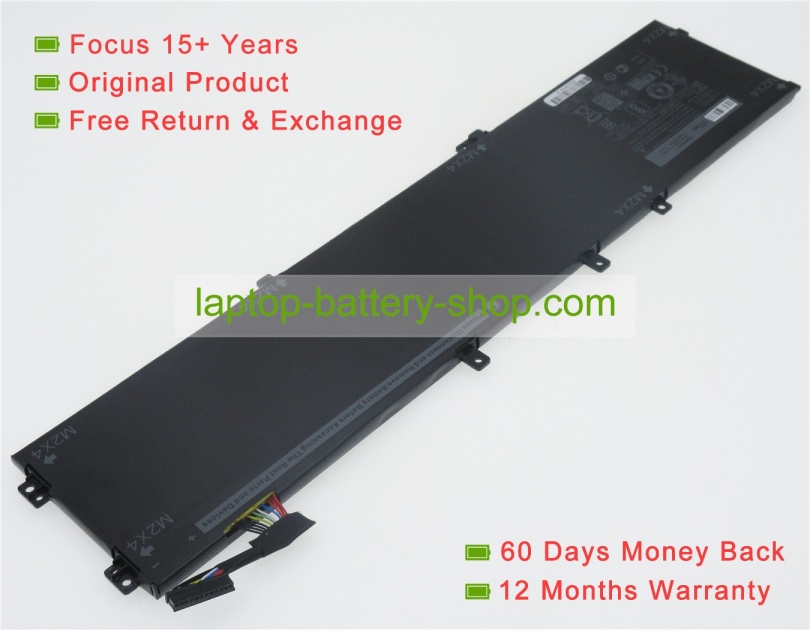 Dell 6GTPY, H5H20 11.4V 8333mAh original batteries - Click Image to Close