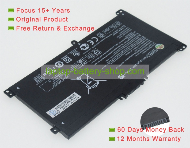 Hp 916811-855, BK03XL 11.55V 3470mAh replacement batteries - Click Image to Close