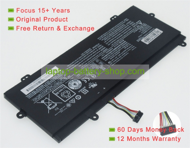 Lenovo L15M3PB2, L15C3PB0 11.25V 4000mAh original batteries - Click Image to Close