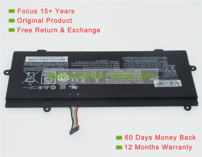 Lenovo L15M3PB2, L15C3PB0 11.25V 4000mAh original batteries - Click Image to Close
