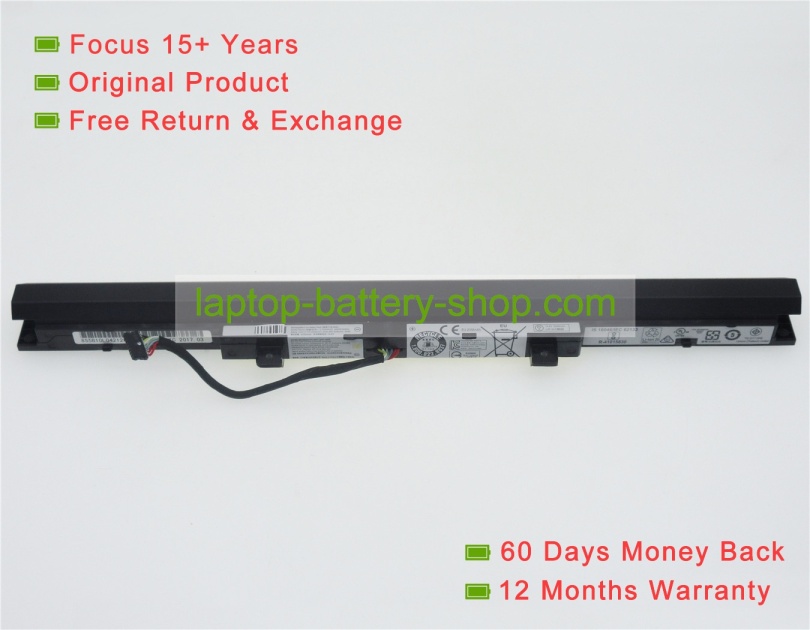 Lenovo L15C3A01, L15S3A01 14.4V 2200mAh original batteries - Click Image to Close