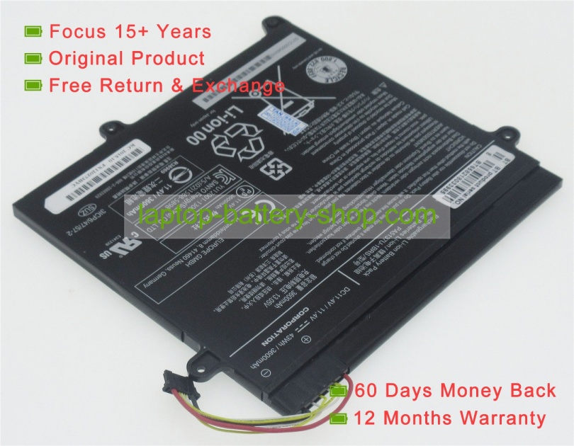 Toshiba PA5137U-1BRS 11.4V 3600mAh replacement batteries - Click Image to Close