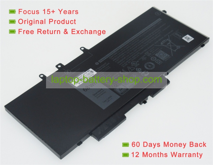 Dell GJKNX, P84F001 7.6V 8500mAh original batteries - Click Image to Close