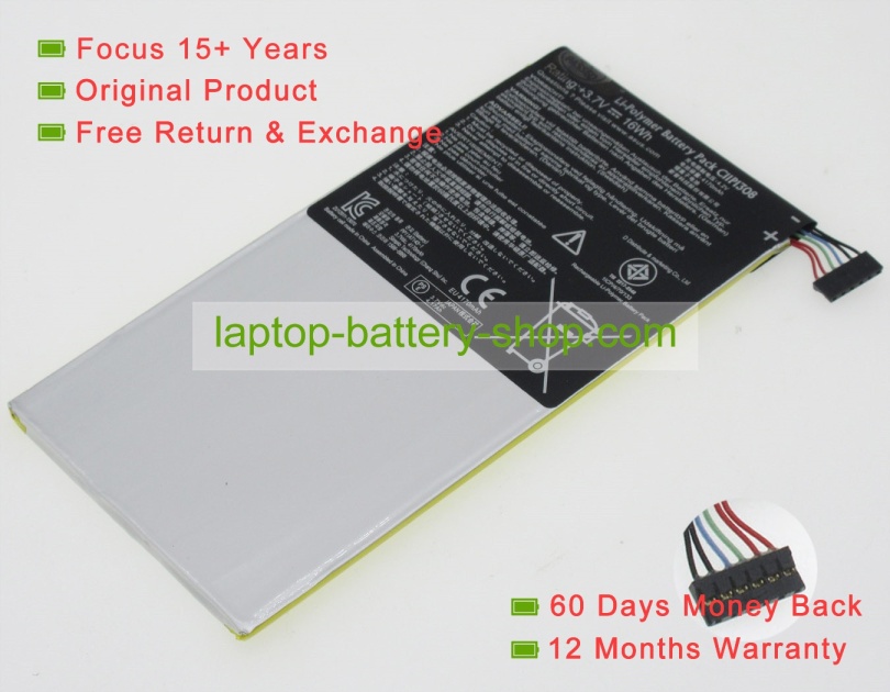 Asus C11P1308, 0B200-00620000 3.7V 4250mAh replacement batteries - Click Image to Close