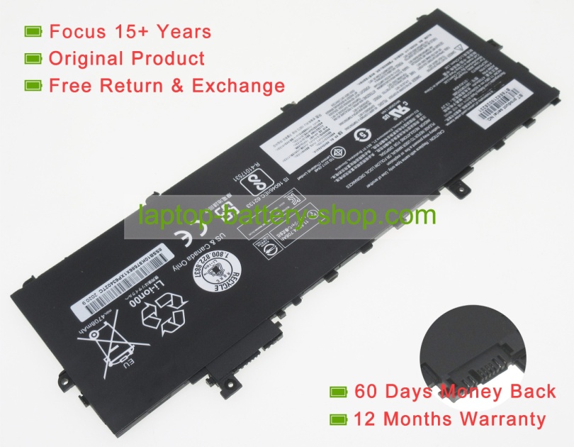 Lenovo 01AV430, 01AV429 11.52V 4950mAh original batteries - Click Image to Close