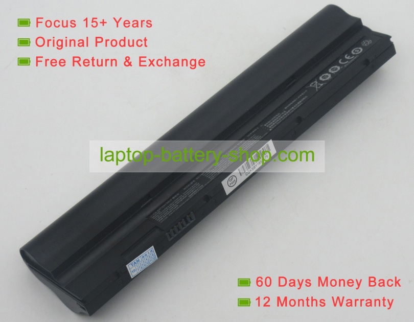 Clevo W217BAT-6, 6-87-W217S-4D41 11.1V 4400mAh replacement batteries - Click Image to Close