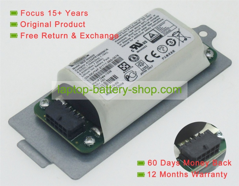 Dell NEX-900926, NEX-900926-A 6.6V 1050mAh original batteries - Click Image to Close