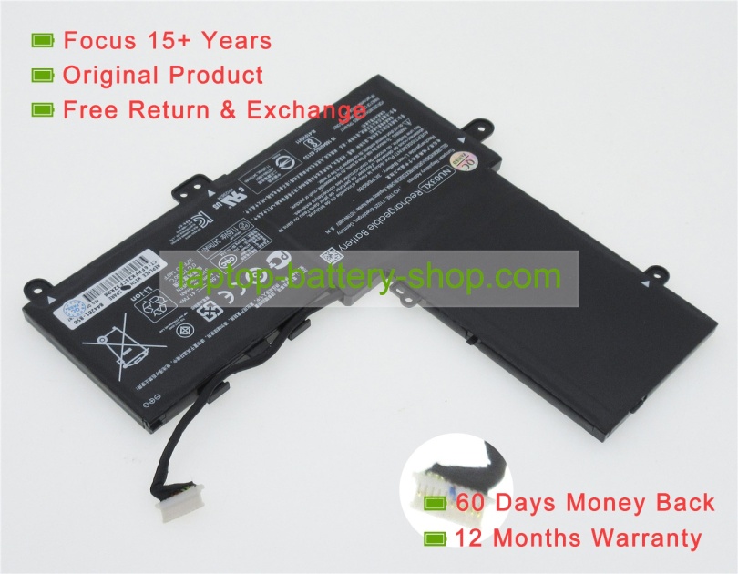 Hp TPN-W117, NU03XL 11.55V 3470mAh original batteries - Click Image to Close