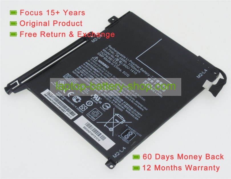 Hp SQU-1410, 802833-001 3.7V 7700mAh replacement batteries - Click Image to Close