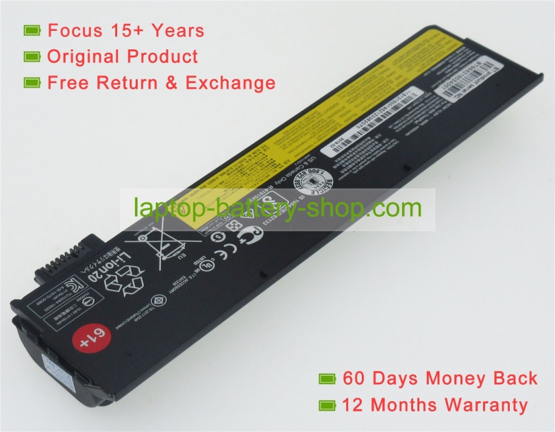 Lenovo 01AV427, 01AV425 10.8V 4400mAh original batteries - Click Image to Close