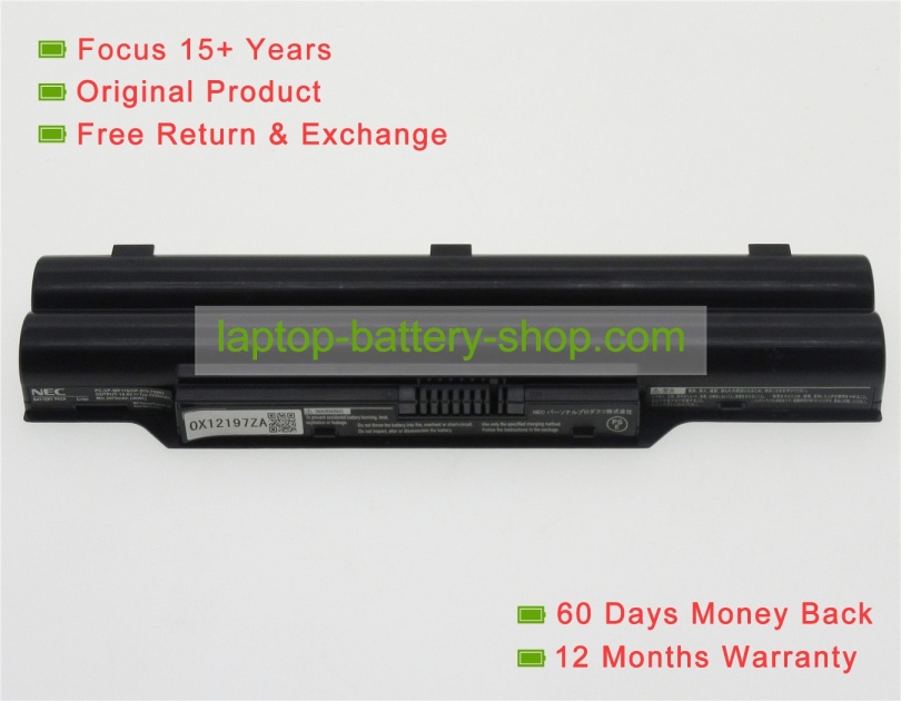 Nec PC-VP-WP116, OP-570-76992 14.4V 2250mAh replacement batteries - Click Image to Close
