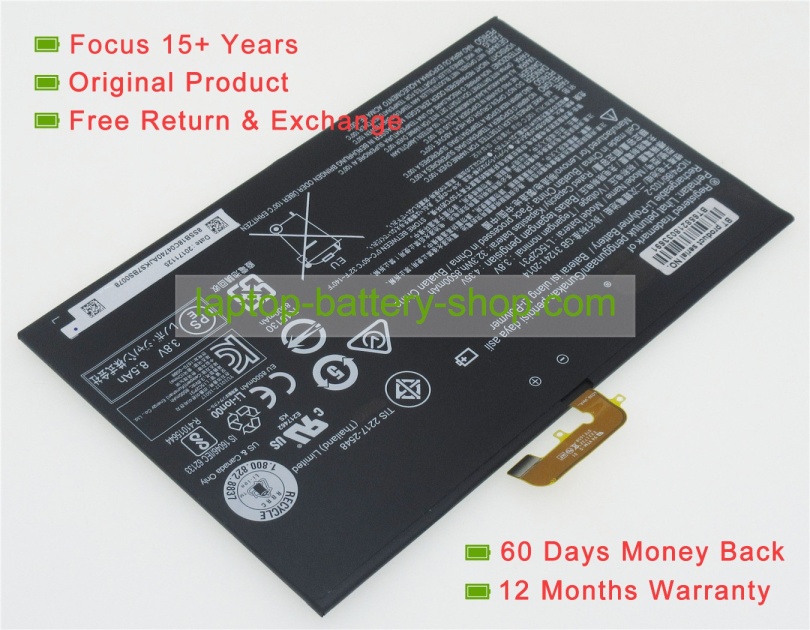 Lenovo L15C2P31, SB18C04740 3.8V 8500mAh replacement batteries - Click Image to Close