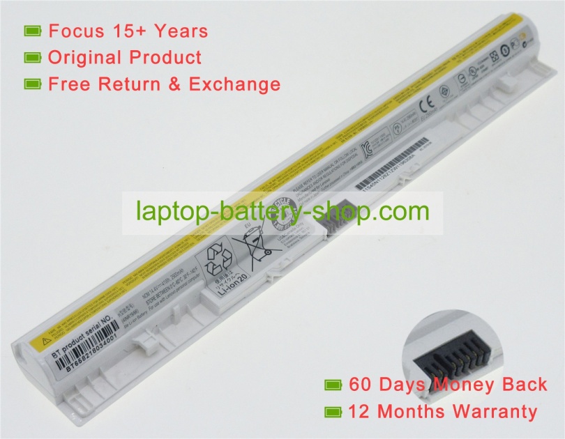 Lenovo L12M4E01, L12L4A02 14.4V 2900mAh original batteries - Click Image to Close