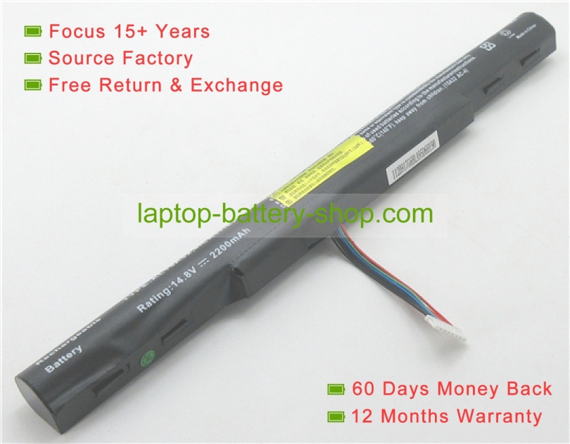 Acer AL15A32, KT.00403.034 14.8V 1800mAh replacement batteries - Click Image to Close