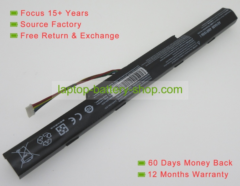 Acer AS16A5K, AS16A8K 14.6V 2200mAh replacement batteries - Click Image to Close