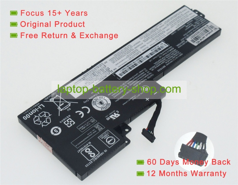 Lenovo 01AV419, SB10K97576 11.46 or 11.55V 2100mAh original batteries - Click Image to Close