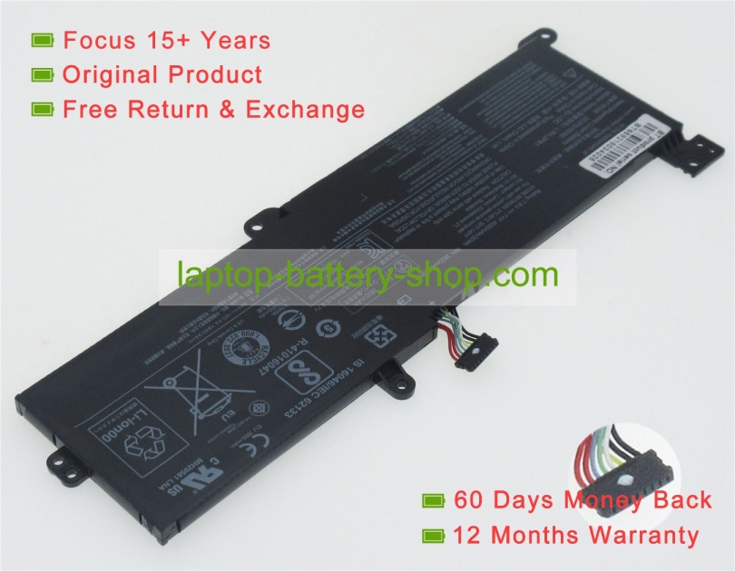 Lenovo L16L2PB2, L16L2PB3 7.4V 4050mAh original batteries - Click Image to Close