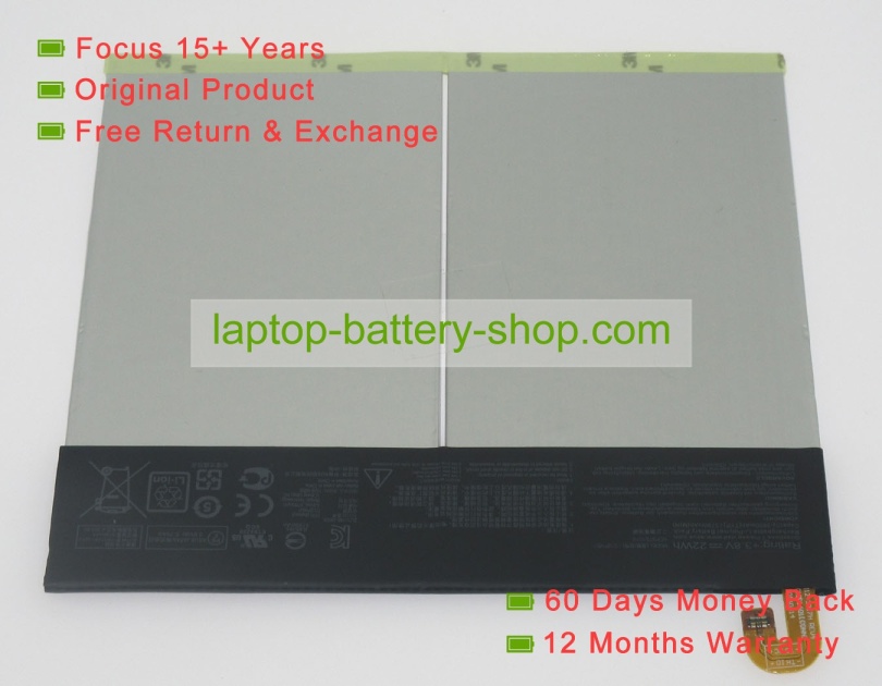 Asus 0B200-02110000, C12P1601 3.8V 5700mAh replacement batteries - Click Image to Close