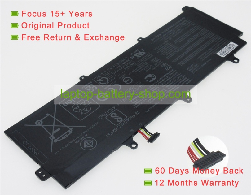 Asus C41N1712, 4ICP4/72/75 15.4V 3160mAh original batteries - Click Image to Close