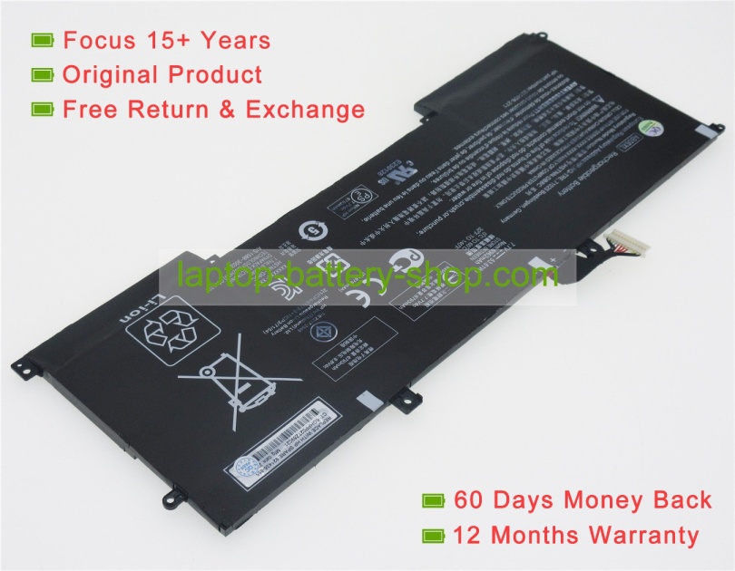 Hp AB06XL, HSTNN-DB8C 7.7V 6962mAh replacement batteries - Click Image to Close