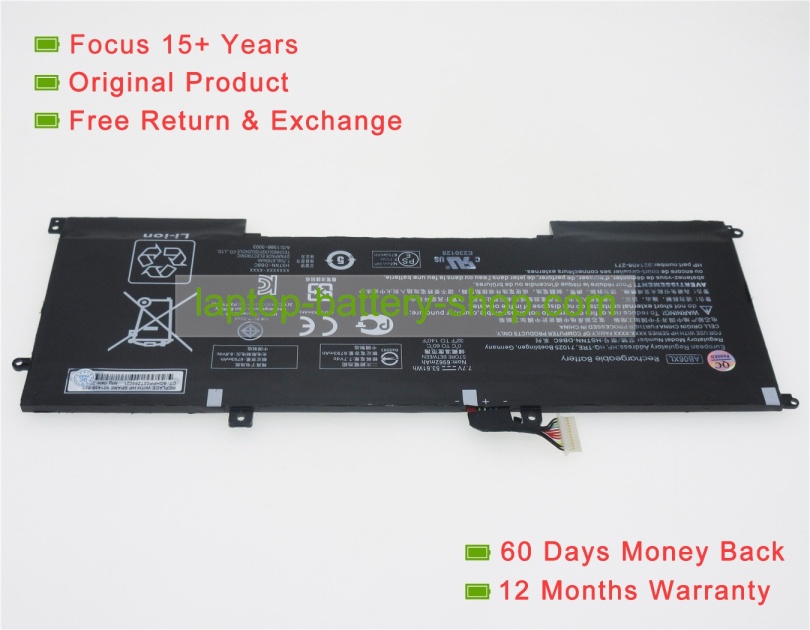 Hp AB06XL, HSTNN-DB8C 7.7V 6962mAh replacement batteries - Click Image to Close
