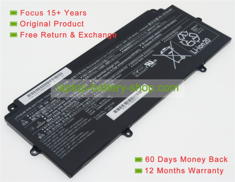 Fujitsu FPCBP536, FPB0340S 14.4V 3490mAh original batteries - Click Image to Close