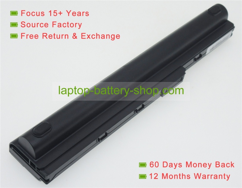 Asus A32-K52, A42-K52 10.8V 7800mAh replacement batteries - Click Image to Close