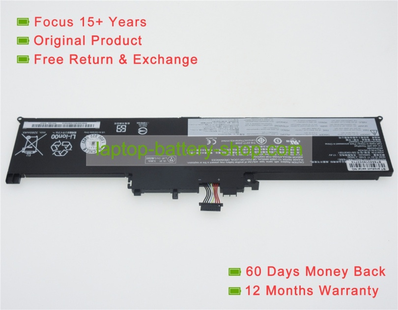 Lenovo 01AV434, SB10K97591 15.2V 3355mAh original batteries - Click Image to Close