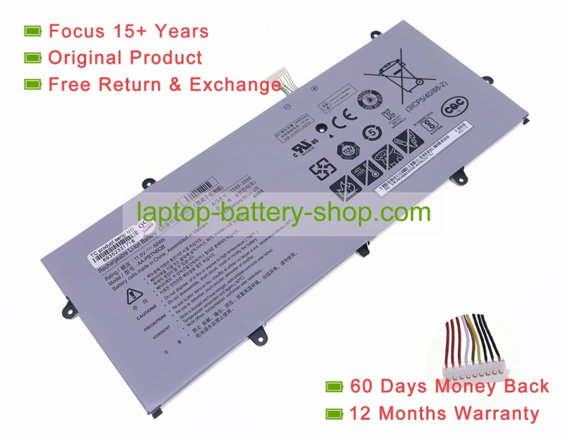 Samsung AA-PBTN6QB 11.5V 5740mAh replacement batteries - Click Image to Close