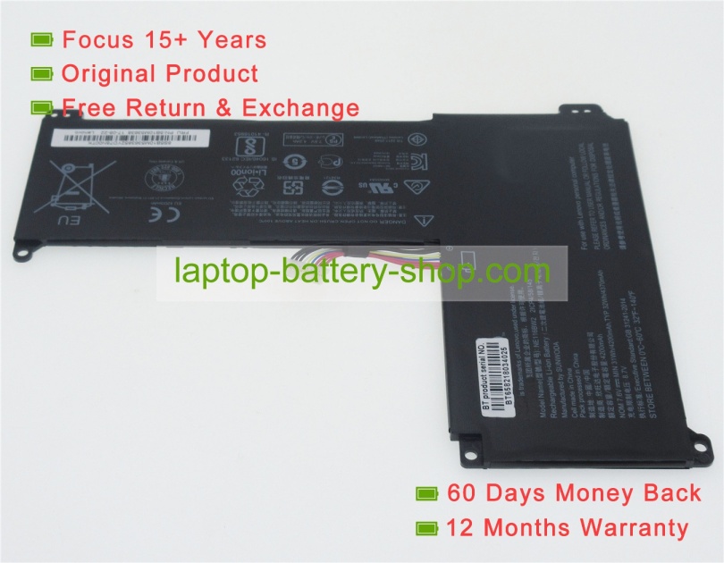 Lenovo NE116BW2, 0813004 7.6V 4200mAh original batteries - Click Image to Close